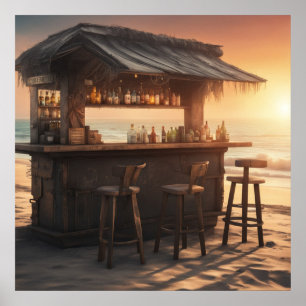Affiche Tiki Bar - 6 -
