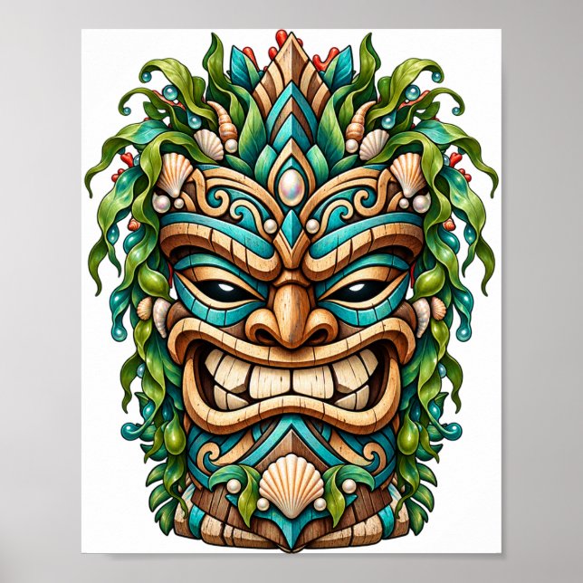 Affiche Tiki Coquillage de Jade (Devant)