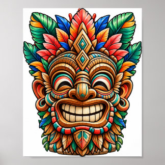 Affiche Tiki de l'Île qui Rit