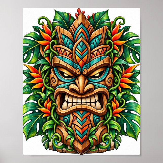 Affiche Tiki Emerald Fern (Devant)