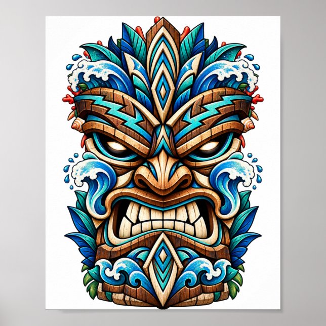 Affiche Tiki Glacier Wave (Devant)