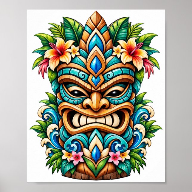 Affiche Tiki Lagoon Vine (Devant)