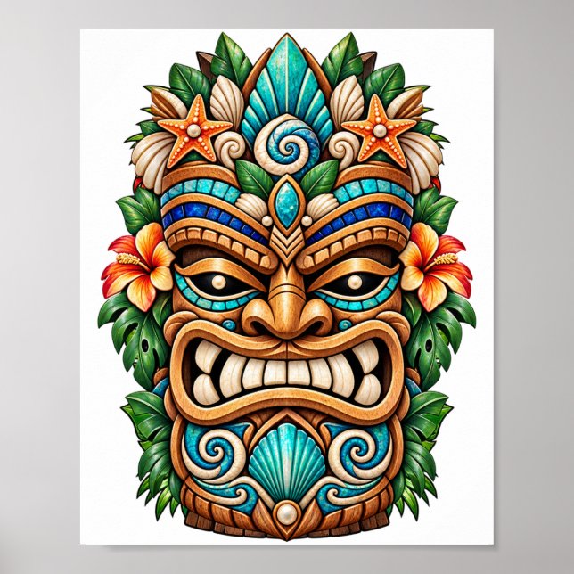 Affiche Tiki Papaya Crest (Devant)