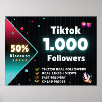 Tiktok 1.000 abonnés | Acheter des abonnés Tiktok