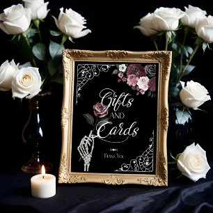 Affiche Til Death Aquarelle Squelette Cadeaux et Cartes Ro