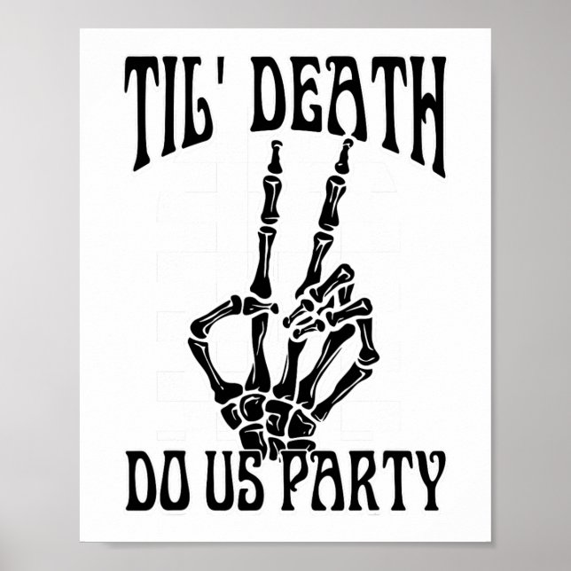 Affiche Til Death Do Us Party Team Mariée Gothic Bachelore (Devant)