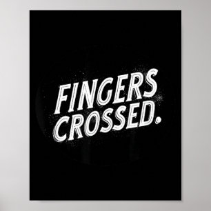 Affiche Timbre de parole les doigts croisés Nice