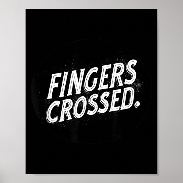 Affiche Timbre de parole les doigts croisés Nice (Devant)