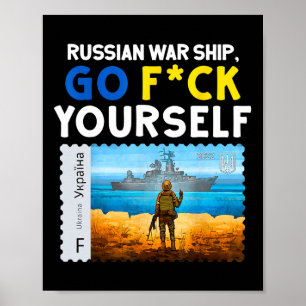Affiche Timbre-poste vintage Ukraine Drapeau Fierté 2