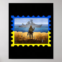 Timbre-poste vintage Ukraine Drapeau Fierté 6