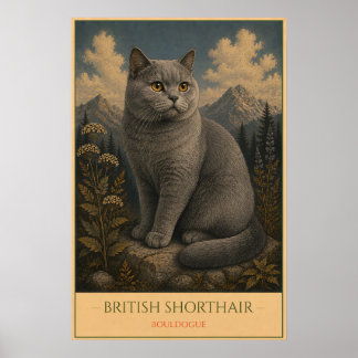 Affiche Timeless Charm: British Shorthair