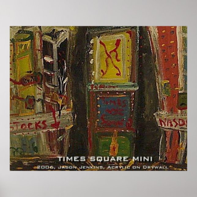 AFFICHE TIMES SQUARE MINI (Devant)