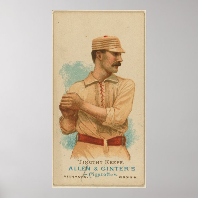 Affiche Timothy Keefe, New York Giants (Devant)