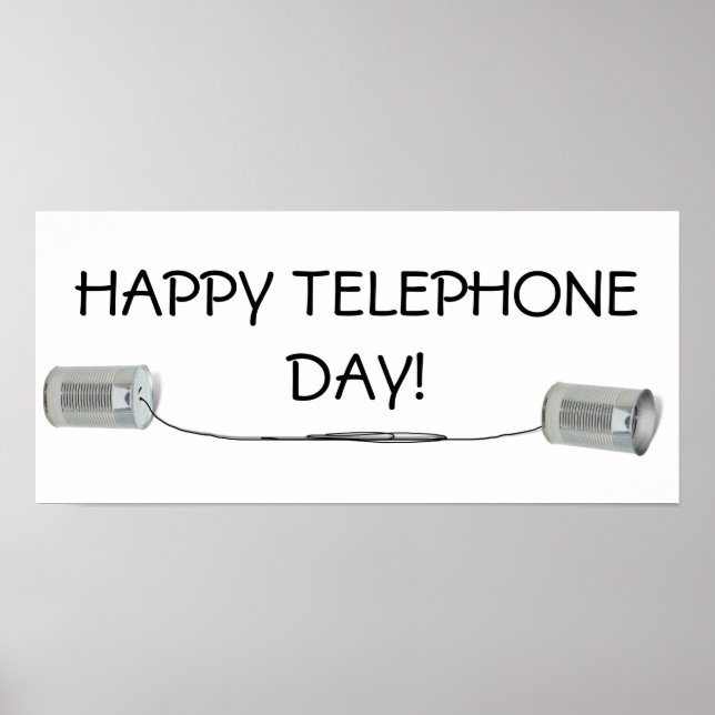 Affiche Tin Can Phone (Pouvez-vous m'entendre MAINTENANT ? (Devant)