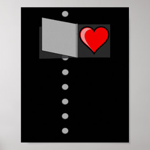 Affiche Tin Man Heart Halloween Wizard Of Oz Tin Man Costu