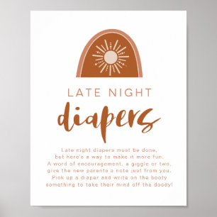 Affiche TINLEY Terracotta Arc-en-ciel Diapositives de nuit