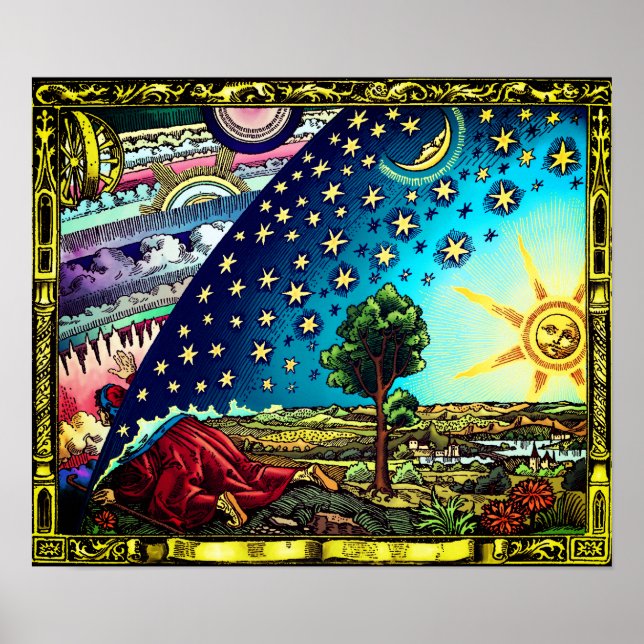 Affiche Tint de contraste du dôme de flammarion (Devant)