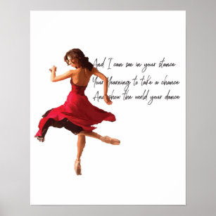 Affiche Tiny Dancer Series Red
