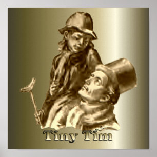 Affiche Tiny Tim Christmas Carol with Bob Cratchit