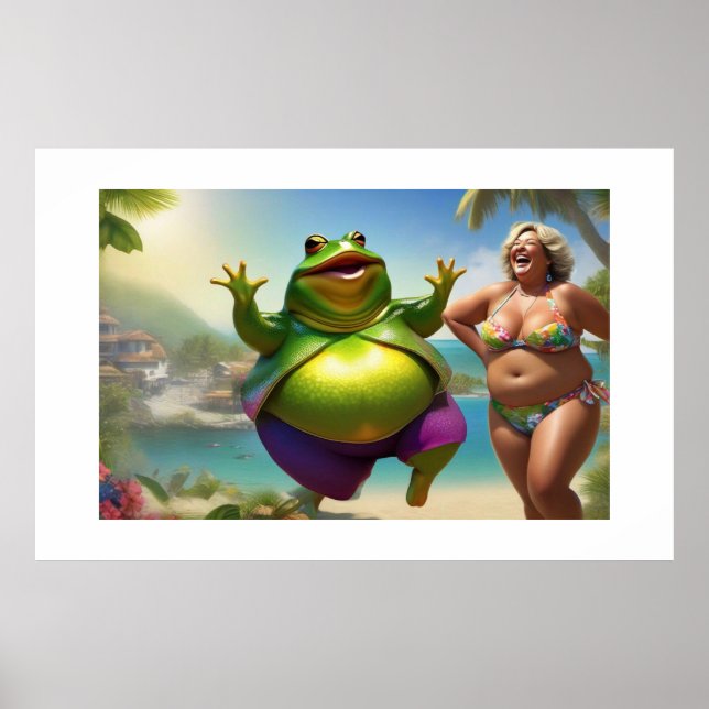 Affiche "Tip-Toe À Travers Les Tulipes, Janet !" (Devant)