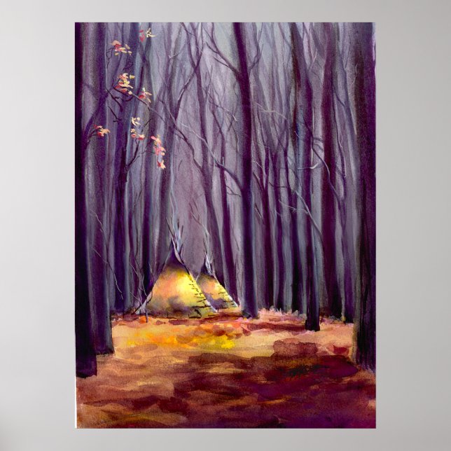 Affiche TIPI FEUILLES par SHARON SHARPE (Devant)