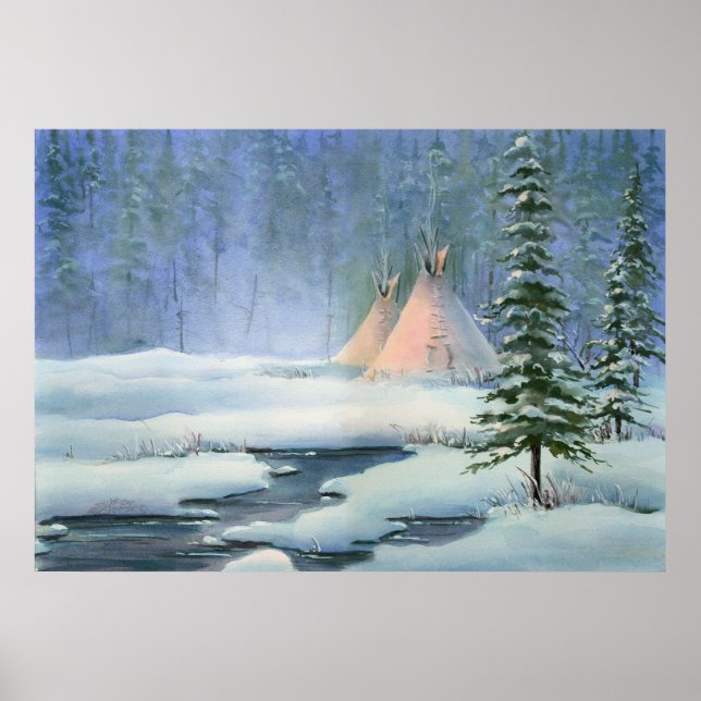 Affiche TIPI PAISIBLE par SHARON SHARPE (Devant)