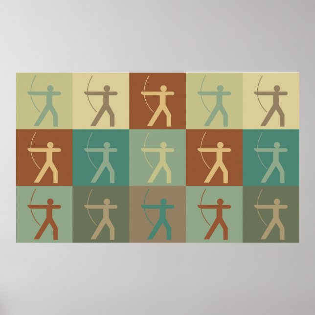 Affiche Tir à l'arc (Devant)