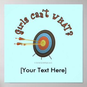 Affiche Tir à l'arc Cible