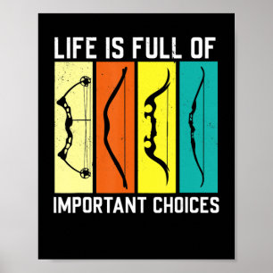 Affiche Tir à l'arc Hommes Chasseurs-Bow Costumes-Cadeaux