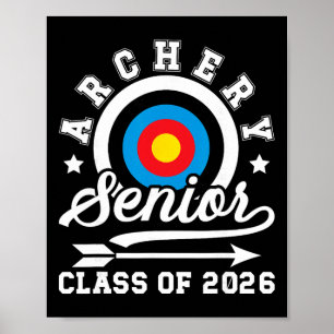 Affiche Tir à l'arc Senior 2026 Promotion 2026 Archer Seni