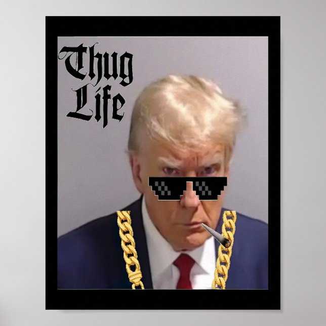 Affiche Tir de Mug - Trump Tir de Mug - voyou de la vie -  (Devant)