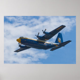Affiche Tir latéral de Blue Angels C-130 Fat Albert