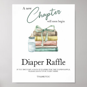 Affiche tirage au sort couche bébé nouveau chapitre aquare