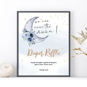Affiche Tirage au sort de couche Floral Over The Moon