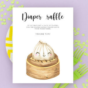 Affiche Tirage de couche pour bébé en forme de ravioli chi
