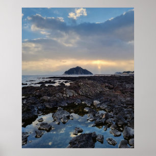 Affiche Tirage photo 24×30 côte de Seogwipo Jeju-do Corée