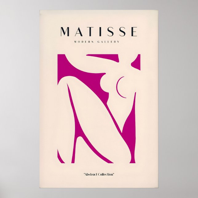 Affiche Tirages d'art de Matisse - Art de figure abstraite (Devant)