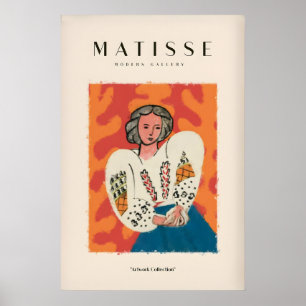 Affiche Tirages d'art de Matisse - Femme Chemisier Blanc J