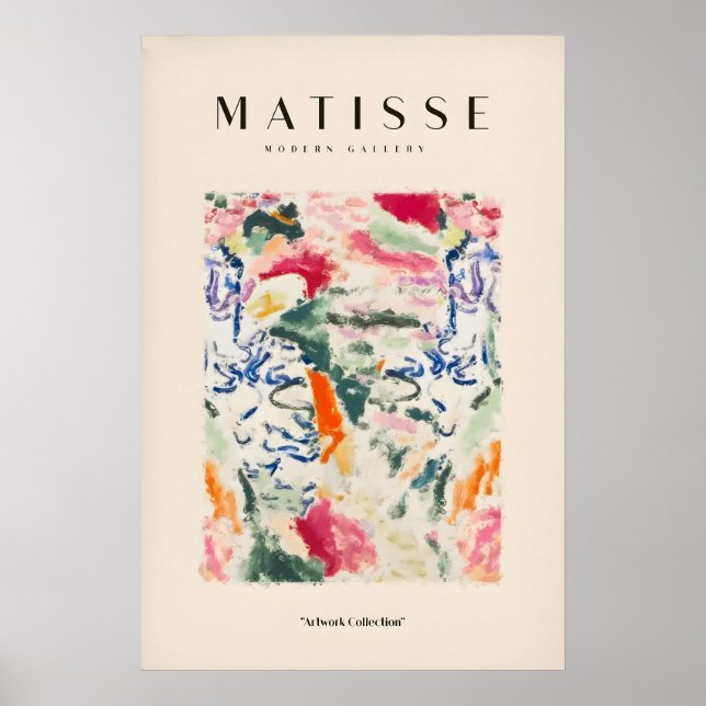 Affiche Tirages d'art de Matisse - Tourbillons expressifs  (Devant)