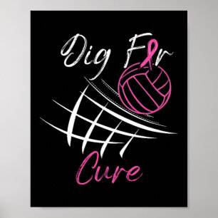 Affiche Tirer Pour Une Volleybyll De Sensibilisation Cure