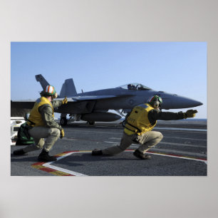 Affiche Tireurs à bord d'USS George HW Bush