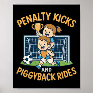 Affiche Tirs au but Adrenaline Famille Piggybyck Enfants S
