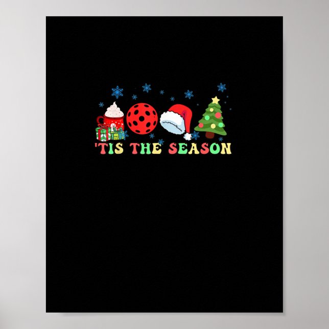 Affiche Tis The Season For Pickleball Iii Modern Aesthetic (Devant)
