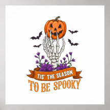 Tis The Season To Be Spooky Skeleton Hand Hallowee
