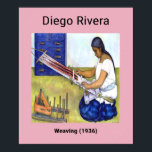 Affiche Tissage par Diego Rivera (1936)<br><div class="desc">Voici une autre belle image de l'artiste mexicain renommé Diego Rivera. Le sujet principal de l'oeuvre de Rivera était la classe ouvrière. Rivera de nouveau, démontre sa passion pour son sujet avec cette image appelée "Weaving (1936)" Vous pouvez acheter cette affiche "Weaving (1936)" à mon magasin d'impression à la demande....</div>