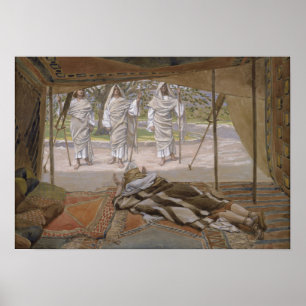 Affiche Tissot - Abraham et les trois anges 1896