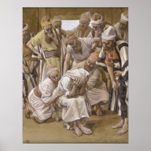 Affiche Tissot - Jacob pleure son fils Joseph
