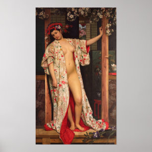 Affiche Tissot - Japonaise au bain 1864