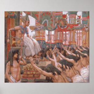 Affiche Tissot - Joseph demeure en Égypte