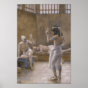 Affiche Tissot - Joseph interprète les rêves en prison…